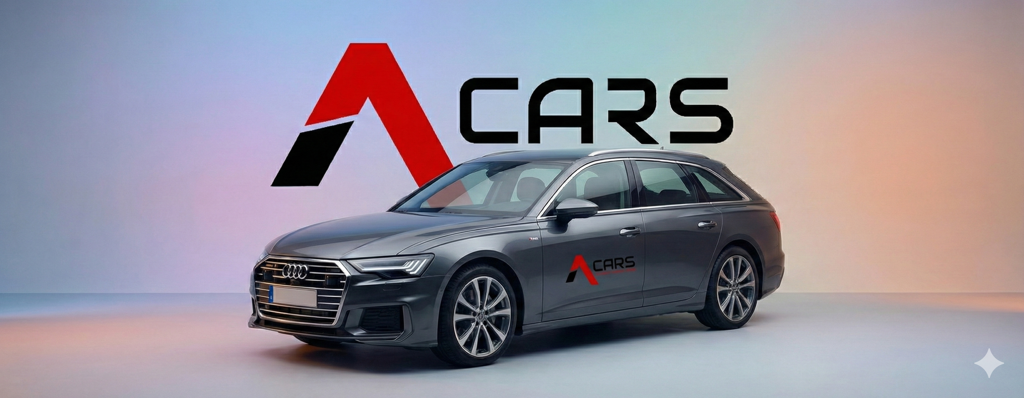 A spacious estate car with extra luggage room.